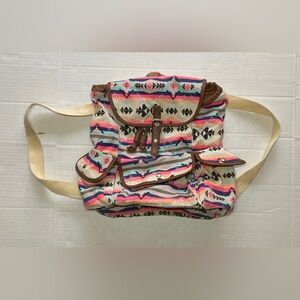 No Boundaries Phoenix Tribal Aztec Print Backpack‎